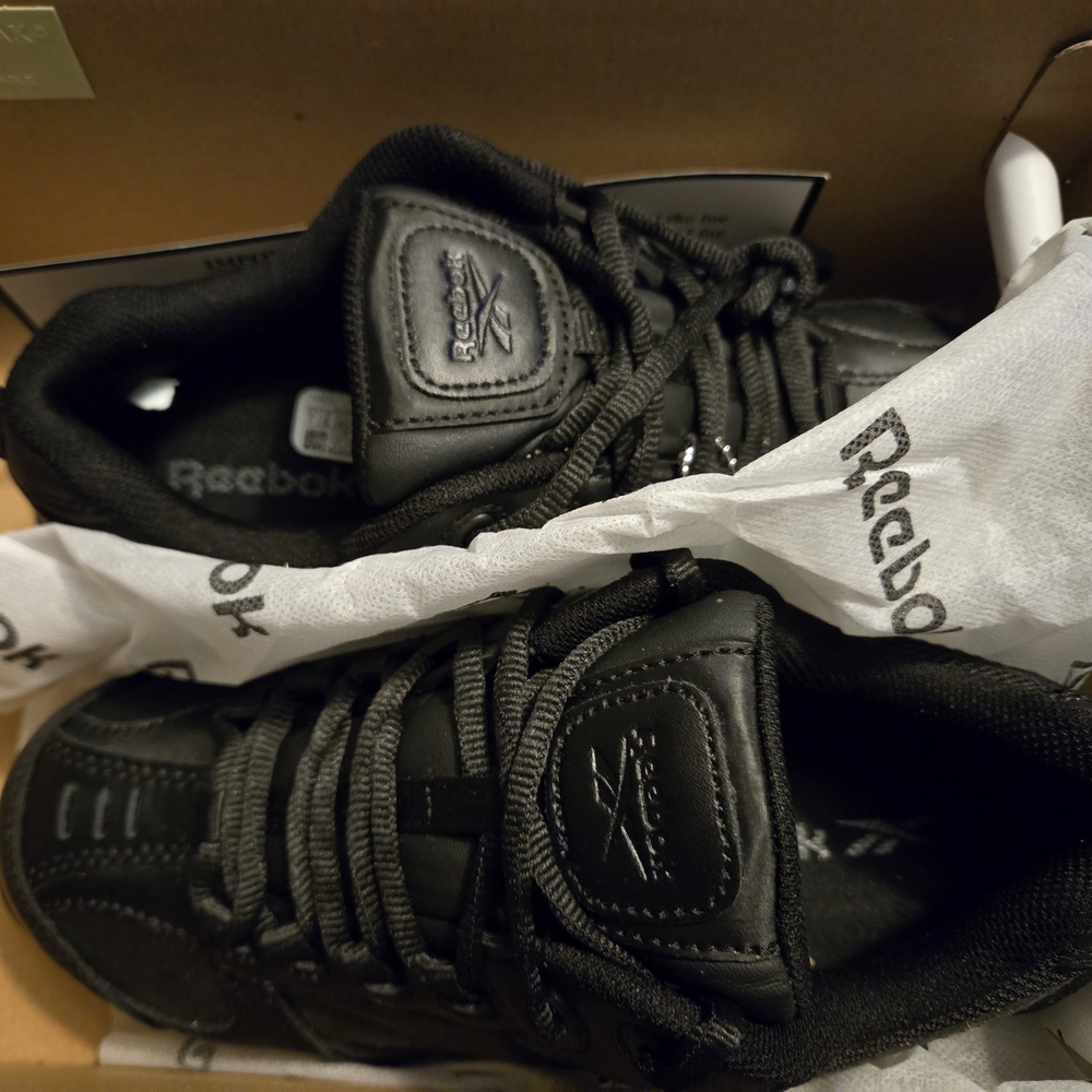 Reebok Black Work Shoes with CushionGuard